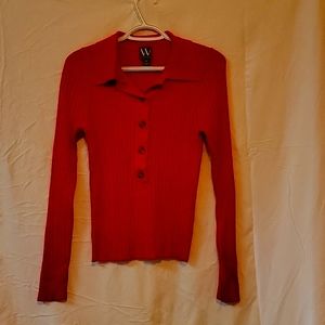 Womans Worthington Red Business Sweater size Medium